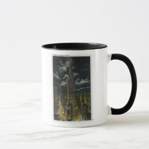 Mug NYC, nouveau bâtiment de YorkChrysler la nuit # 2