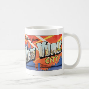 Mug NYC Vintage voyage, salutations de New York