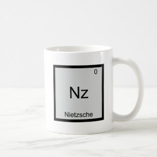 Mug Nz - Nietzsche Funny Element Chimie Symbole Tee