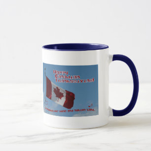 Mug O Canada...Bon thanksgiving-Drapeau