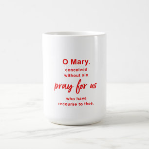 Mug Ô Marie prière