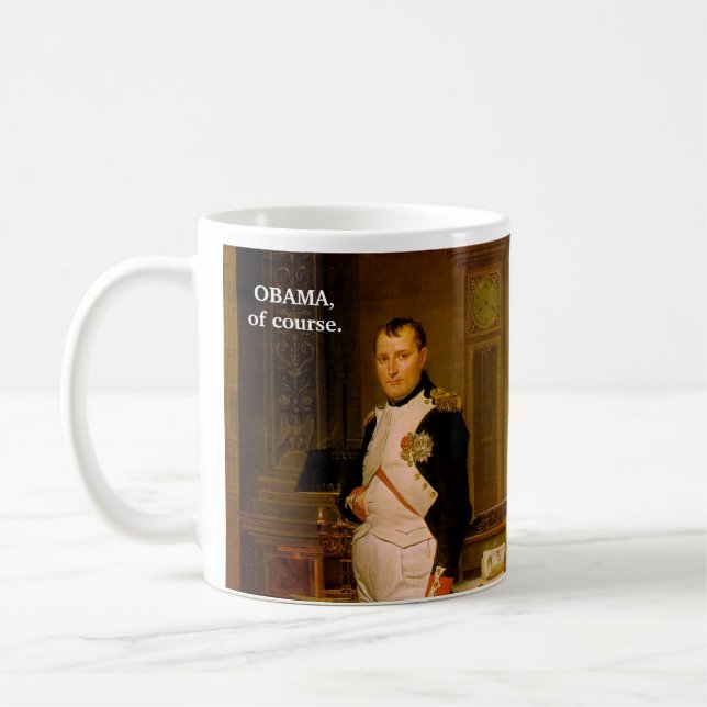 Mug OBAMA, naturellement. (Gauche)