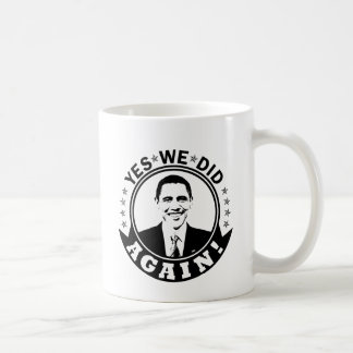 Mug Obama Oui, encore V1 BW