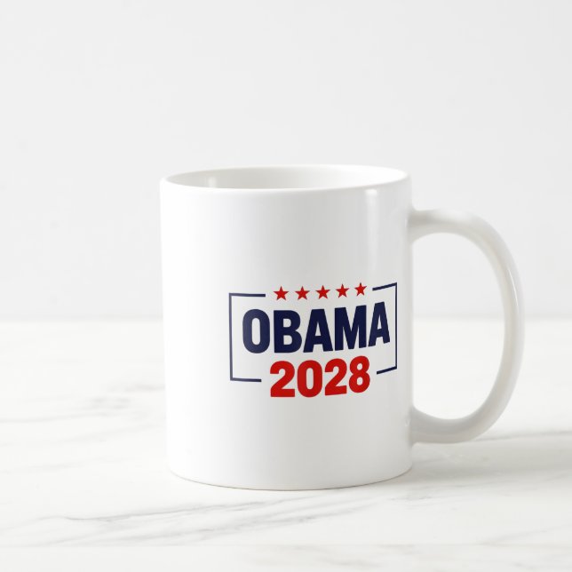 Mug Obama pour le président 2028 Obama 2028 (Droite)