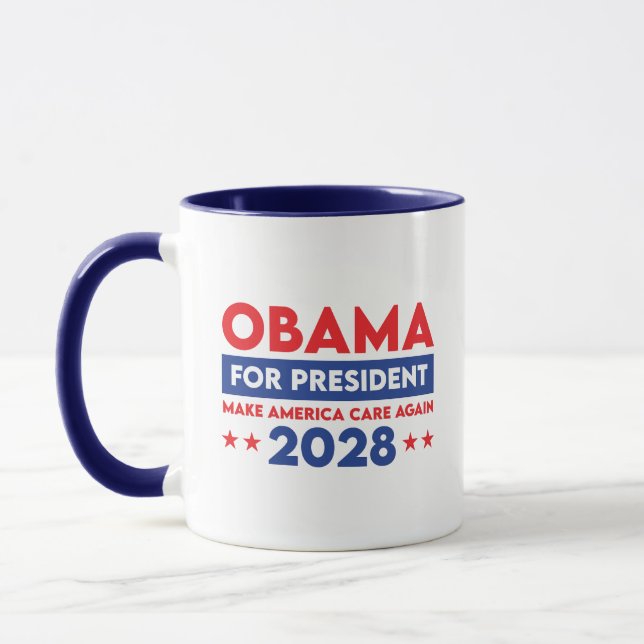 Mug Obama pour le président 2028 redonne aux Etats-Uni (Gauche)