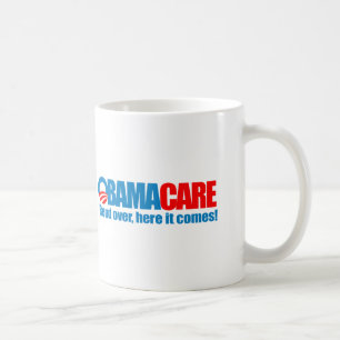 Mug Obamacare - courbure ici elle vient
