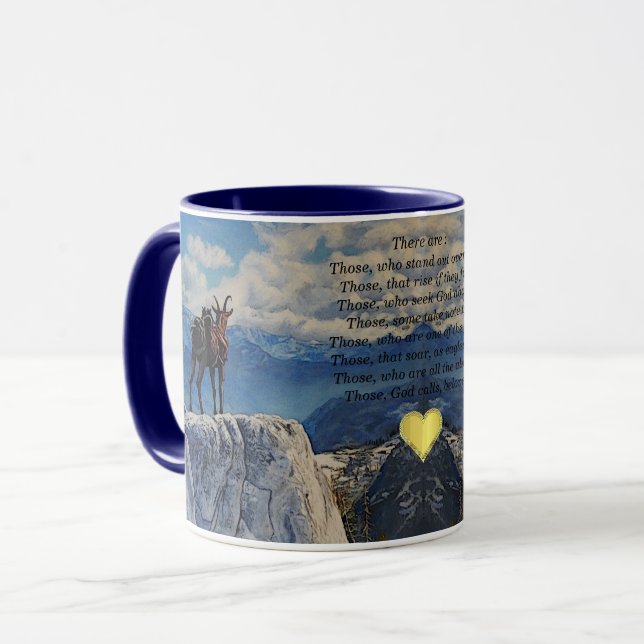 Mug Oberhalsi Pack Chèvre dans les montagnes de l'Idah (Devant gauche)