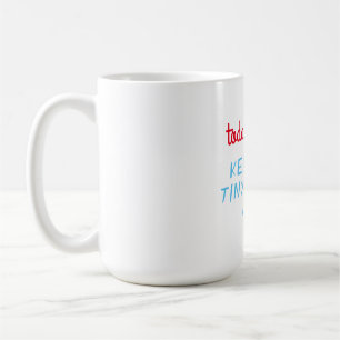 Mug Objectifs du jour : garder les petits humains viva