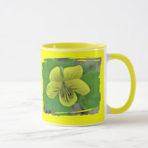 Mug Objets de coordination de violette jaune sauvage