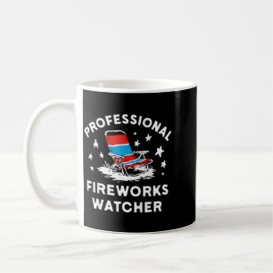 Mug Observateur de feux d'artifice professionnel drôle
