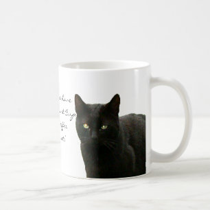 Mug Observation de chat noir