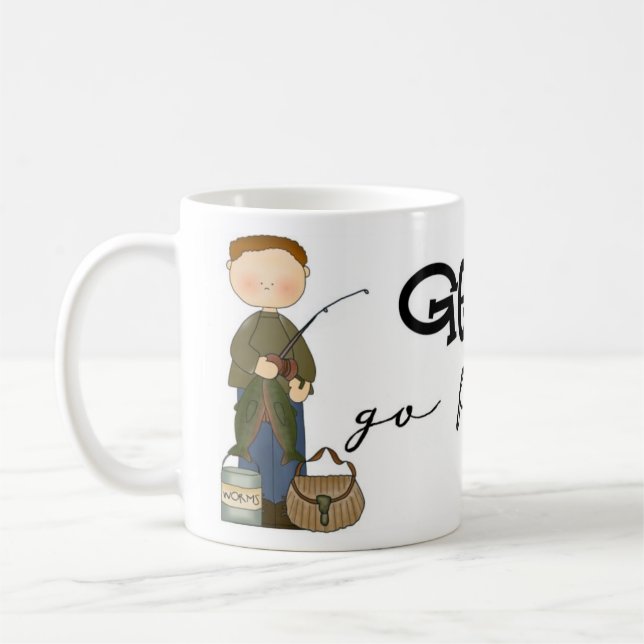 Mug Obtenir l'Humour de pêche Reel (Gauche)