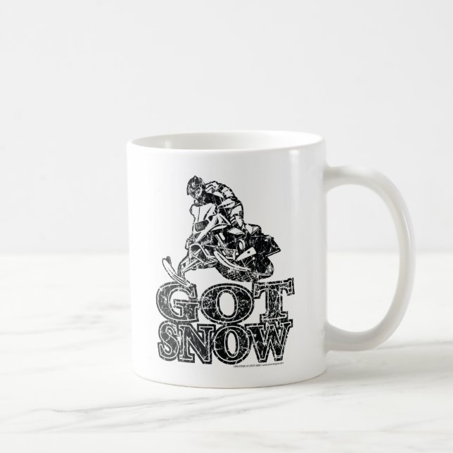 Mug Obtenir-Neige-Affligé (Droite)