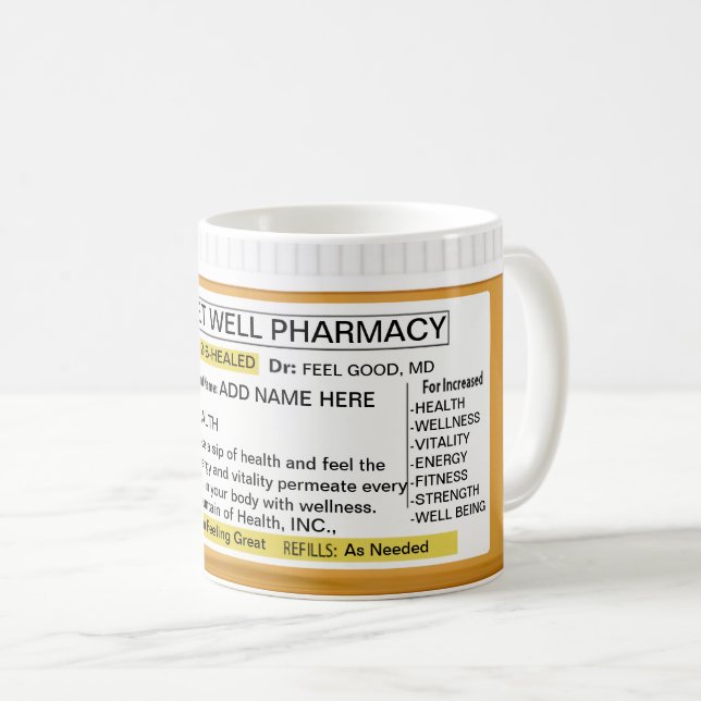 Mug Obtenir une ordonnance RX (Devant droit)