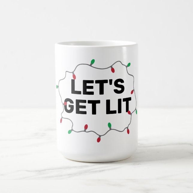 Mug Obtenons Lit Drôle Citation Noël (Centre)