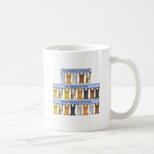 Mug Obtention du diplôme de collège (Droite)