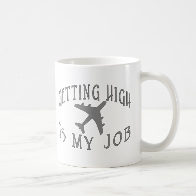 Mug Obtention du haut pilote de ligne aérienne (Droite)