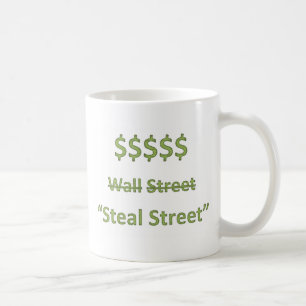 Mug Occupez Wall Street rétro