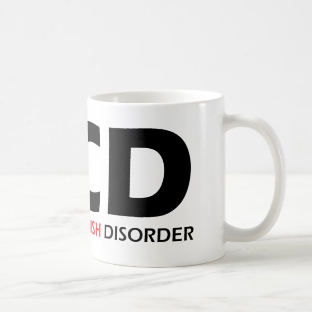 Mug OCD - Trouble Obsessionnel du poisson de chat (Droite)