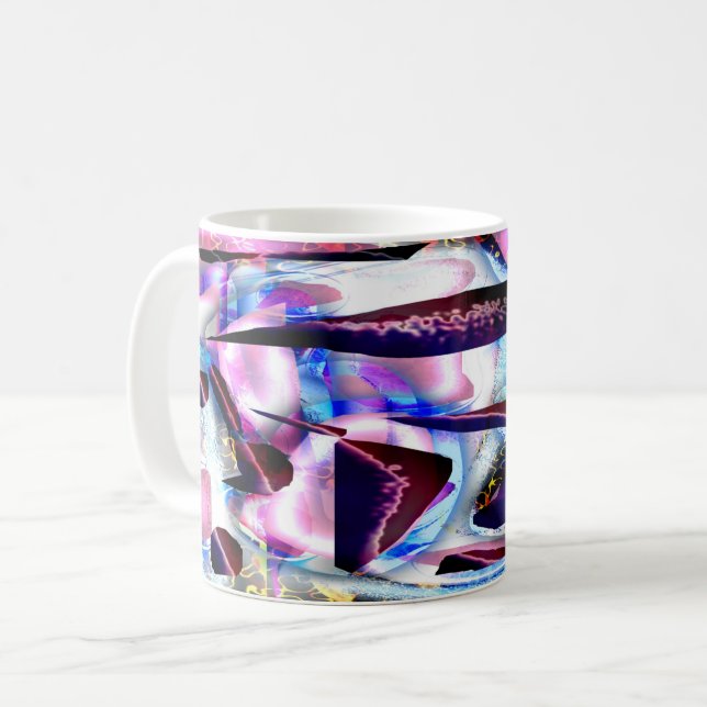 Mug Océan Abstrait (Devant gauche)