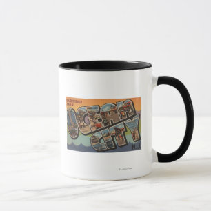 Mug Ocean City, New Jersey - Scènes de grandes lettres