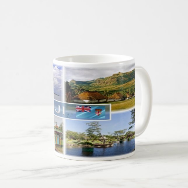 Mug Océanie - Fidji - (Devant droit)