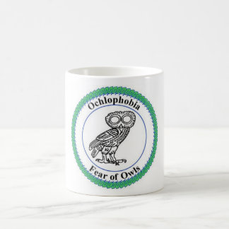 Mug Ochlophbia : Crainte des hiboux