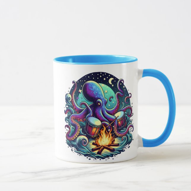 Mug Octo-Beats par le feu (Droite)