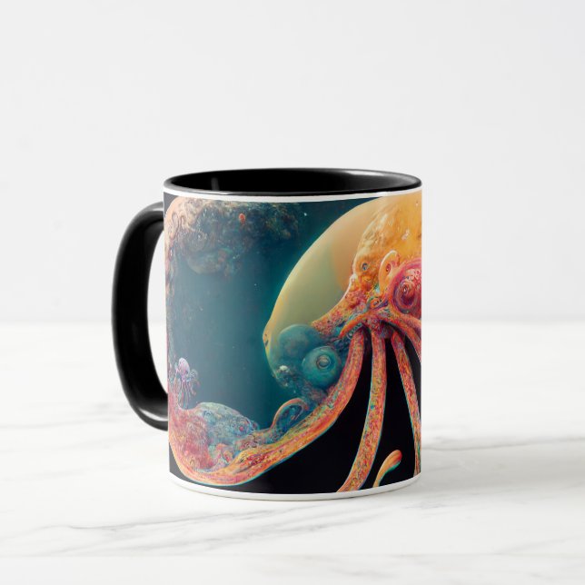 Mug Octopus in space and time (Devant gauche)