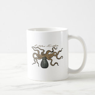 Mug Octopus Kraken Illustration Vintage