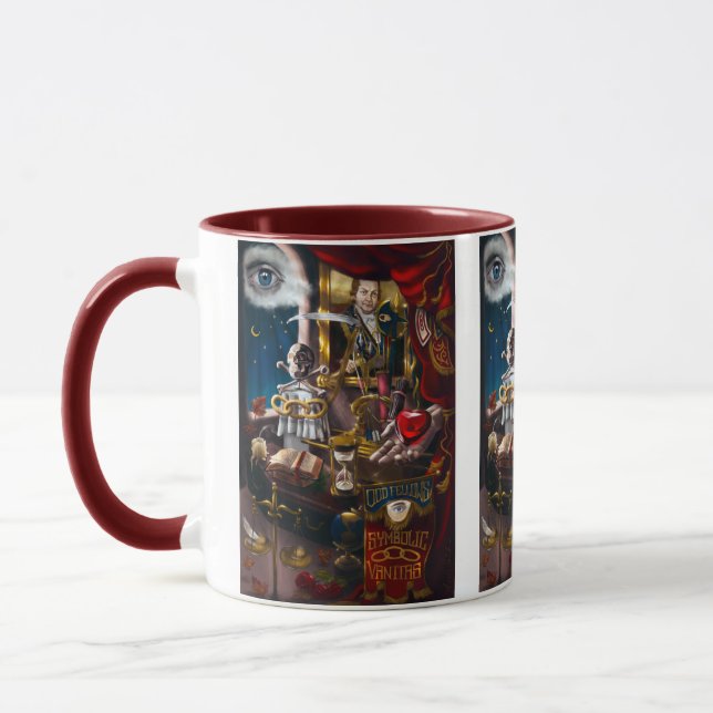 Mug Odd Fellows Symbolic Vanitas (Gauche)