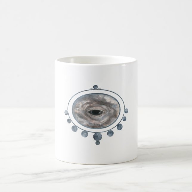 Mug Oeil de baleine grise du Nord encadré (Centre)