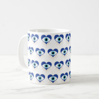 Mug Oeil mal grec du coeur