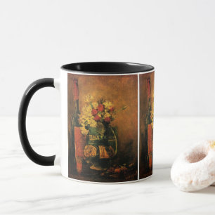 Mug Oeillets, Roses et une bouteille de Vincent van Go