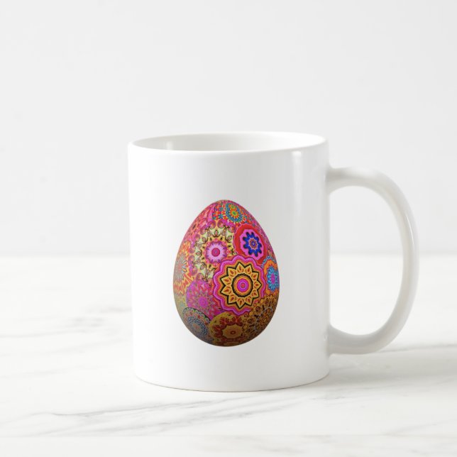 Mug OEuf de Pâques aux motifs colorés (Droite)
