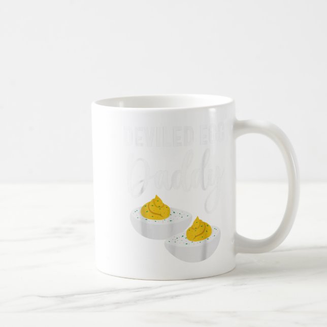Mug Oeuf Dévasté Papa Hommes Femmes Enfants (Droite)