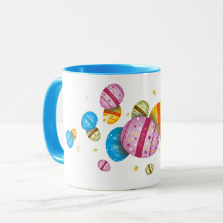 Mug oeufs de Pâques et fleurs d'oies