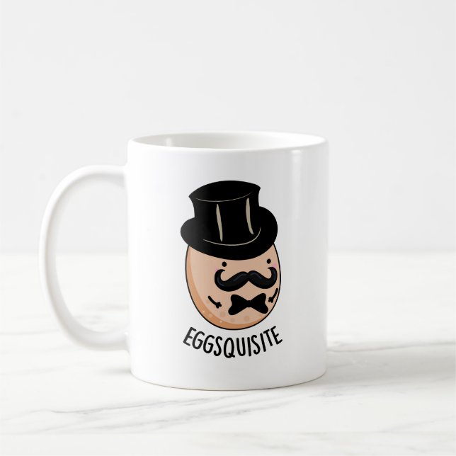 Mug Oeufs exquis Funny Exquis Pun d'Oeuf (Gauche)