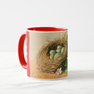 Mug Oeufs vintages Fêtes de Pâques