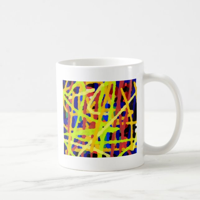 Mug Oeuvre Abstraite colorée (Droite)