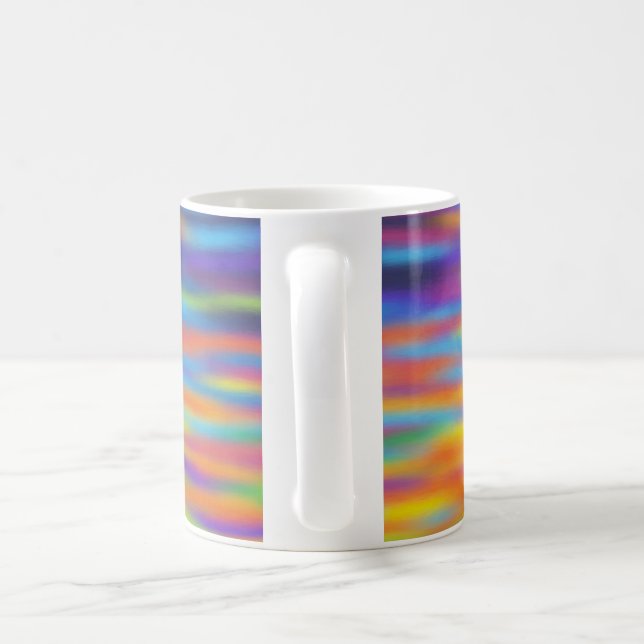 Mug Œuvre d'art du ciel du désert au coucher du soleil (Poignée)