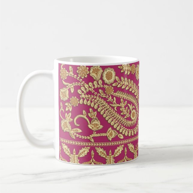 Mug OEuvre d'art moghol. or antique indien b (Gauche)