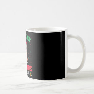 Mug OEuvres d'arbre de Noël moche Père Noël Boxe Chien