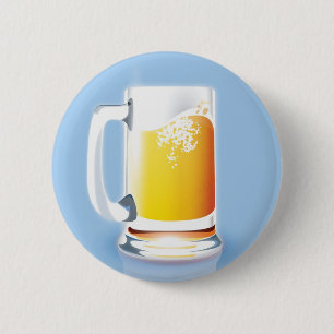 Mug of Beer 2 Inch Round Button