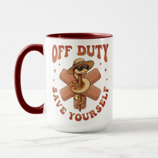 Mug Off Duty Save Yourself Funny Nurse Medical
