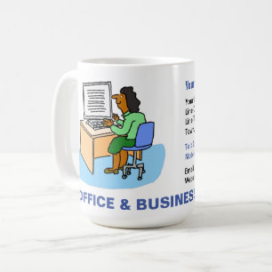 Mug Office & Business Services avec Asian Female.