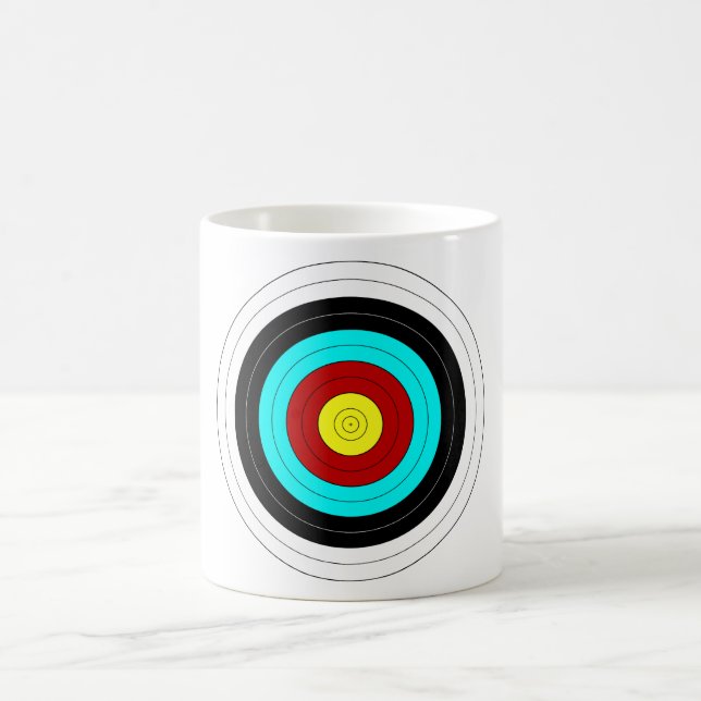 MUG ~ OFFICIEL DE CIBLE DE TIR À L'ARC (Centre)