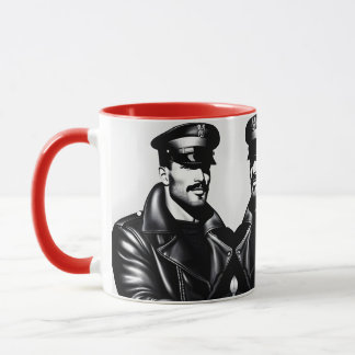 Mug Officiel Iconique LGBTQ Gay Leather Daddy Biker Ar
