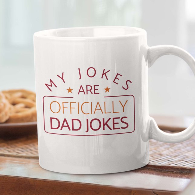 Mug Officiellement papa plaisante (Créateur téléchargé)