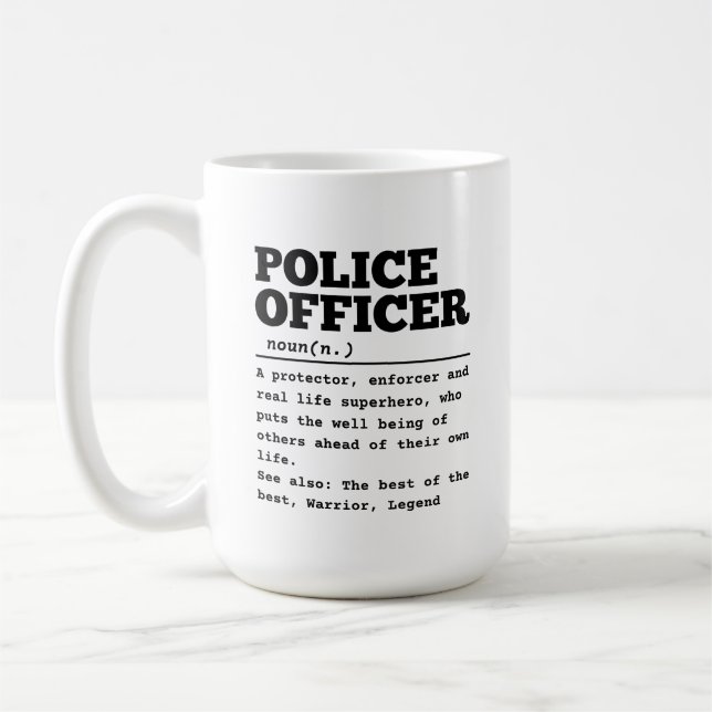 Mug Officier de police (Gauche)